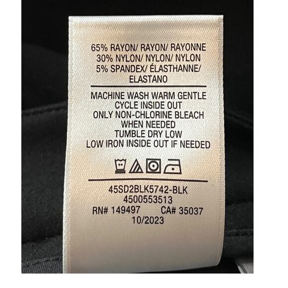 Joe's Jeans Black Ponte High-Rise Bootcut black size 26 - Picture 6 of 6